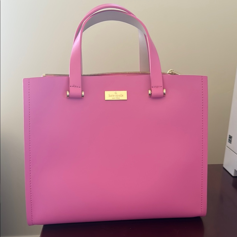 Kate Spade Pink Structured Tote